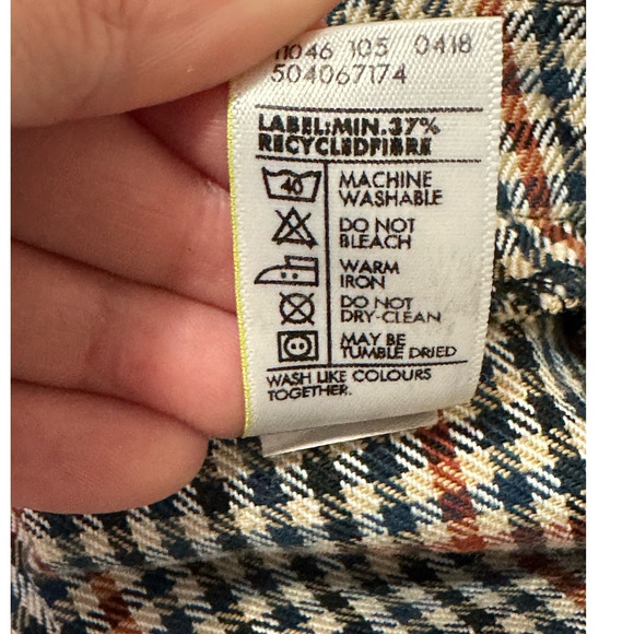 Edition black plaid skort skirt size 12 - Picture 6 of 11